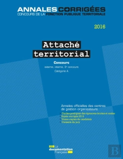 Bertrand.pt - Attaché Territorial 2016. Concours