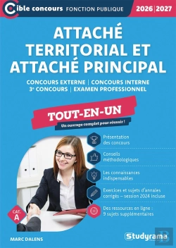 Bertrand.pt - Attaché Territorial - Attaché Principal (Catégorie A - Concours 2026-2027) : Concours Externe - Concours Interne - 3e Voie - Examen Professionnel