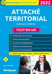 Attache Territorial  Concours Externe - 2021-2022
