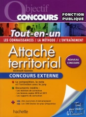 Attaché Territorial ; Concours Externe