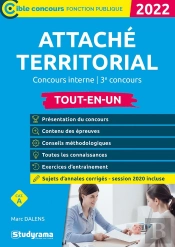 Attache Territorial  Concours Interne  3e Concours - 2021-2022