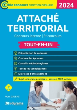 Bertrand.pt - Attaché Territorial : Concours Interne Et 3e Concours ; Tout-En-Un (Édition 2024)