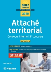 Attache Territorial (Concours Interne Et 3e Voie)