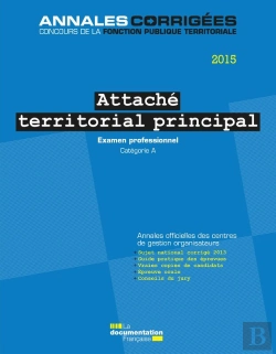 Bertrand.pt - Attaché Territorial Principal 2015. Examen Professionnel