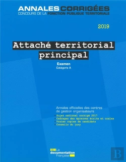 Bertrand.pt - Attaché Territorial Principal 2019 ; Examen Professionnel