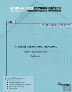 Bertrand.pt - Attaché Territorial Principal 2021 ; Examen Professionnel ; Catégorie A