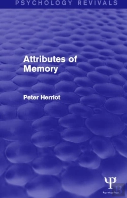 Bertrand.pt - Attributes Of Memory (Psychology Revivals)