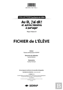 Bertrand.pt - Au Lit, J'Ai Dit ! Et Autres Histoires A Partager - Le Fichier D'Exploitation