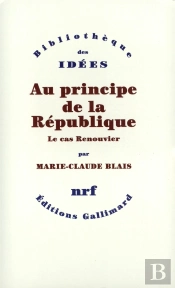 Au Principe De La République ; Le Cas Renouvier