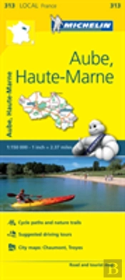 Aube, Haute-Marne, France Local Map 313