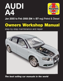Bertrand.pt - Audi A4 Petrol & Diesel (Jan 05 To Feb 08) Haynes Repair Manual