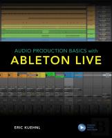 Audio Production Basics With Ableton Live