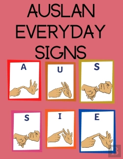 Bertrand.pt - Auslan Everyday Signs.Educational Book, Suitable For Children, Teens And Adults. Contains Essential Daily Signs.