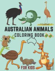 Australian Animals Coloring Book For Kids