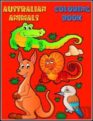 Australian Animals Coloring Book