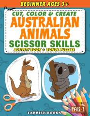 Australian Animals Scissor Skills