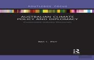 Australian Climate Policy And Diplomacy