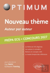 Auteur Par Auteur. Littérature, Philosophie, Culture Générale. Prépa Ecg. Concours 2027.