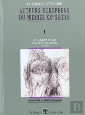 Auteurs Europeens Du Premier Xx Siecle ; 1923-1956