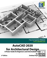 Autocad 2020 For Architectural Design
