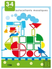 Autocollants Mosaiques 3-4 Ans : La Locomotive