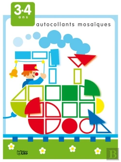Bertrand.pt - Autocollants Mosaiques 3-4 Ans : La Locomotive