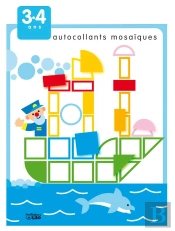 Autocollants Mosaiques 3-4 Ans : Le Bateau