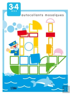 Bertrand.pt - Autocollants Mosaiques 3-4 Ans : Le Bateau