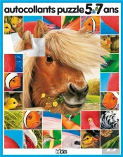Autocollants Puzzles Le Poney