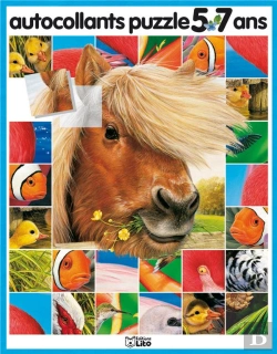 Bertrand.pt - Autocollants Puzzles Le Poney