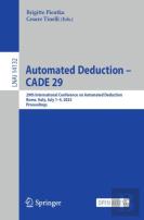 Automated Deduction Â€“ Cade 29