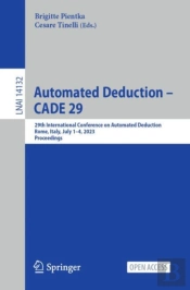 Automated Deduction Â€“ Cade 29