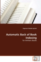 Automatic Back Of Book Indexing
