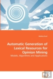 Automatic Generation Of Lexical Resource