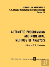 Automatic Programming And Numerical Methods Of Analysis