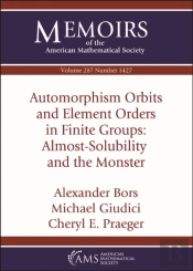 Automorphism Orbits And Element Orders In Finite Groups: Almost-Solubility And The Monster