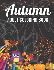 Autumn Adult Coloring Book