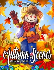 Autumn Scenes Coloring Book