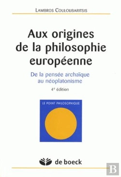 Bertrand.pt - Aux Origines De La Philosophie Europeenne