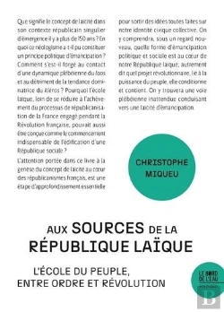 Bertrand.pt - Aux Sources De La République Laïque : L'École Du Peuple, Entre Ordre Et Révolution