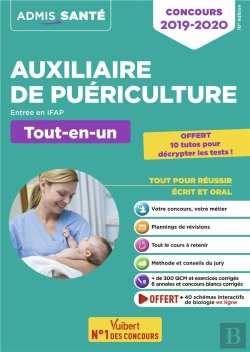Bertrand.pt - Auxiliaire De Puériculture ; Entrée En Ifap ; Tout-En-Un (Édition 2019/2020)