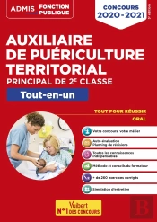 Auxiliaire De Puériculture Territorial ; Externe, Catégorie C ; Tout-En-Un (Édition 2019/2020)