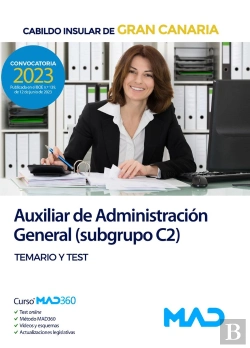 Bertrand.pt - Auxiliar Adm. General Subgrupo C2 Gran Canaria Temario Test
