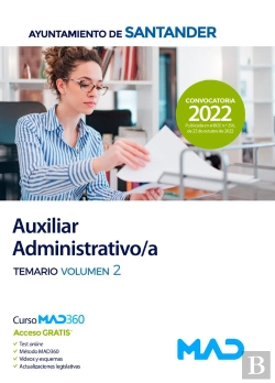 Bertrand.pt - Auxiliar Administrativo/A Del Ayuntamiento De Santander. Temario Volumen 2
