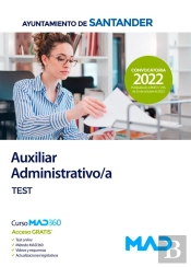 Auxiliar Administrativo/A Del Ayuntamiento De Santander. Test