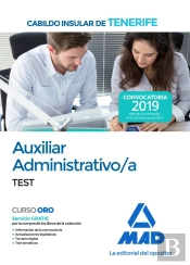 Auxiliar Administrativo/A Del Cabildo Insular De Tenerife. Test