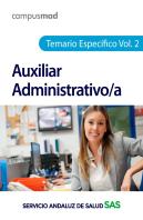 Auxiliar Administrativo/A Servicio Andaluz Salud Tem