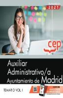 Auxiliar Administrativo Ayuntamiento De Madrid Temario Vol I