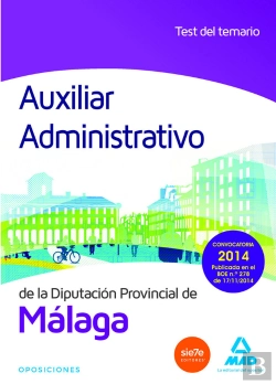 Bertrand.pt - Auxiliar Administrativo De La Diputación De Málaga. Test Del Temario
