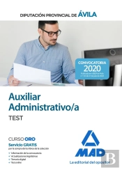 Auxiliar Administrativo De La Diputación Provincial De Ávila. Test